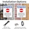 Signmission Please Do Not Flush, 18 in W x Rectangle, Plastic OS-2PACK-NS-P-1824-V-17383 - alternate 2
